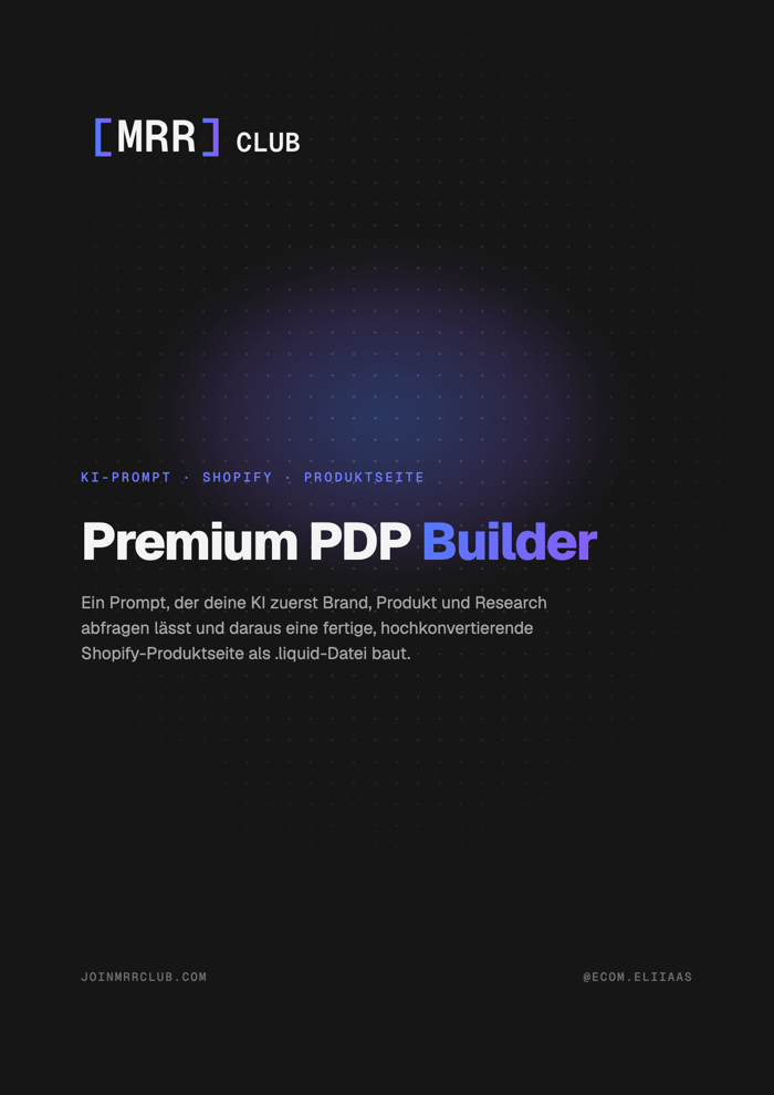 Cover: Premium PDP Builder